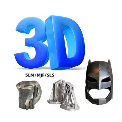 3D printing service MJF SLS SLM 3D scanning and printing of high-quality titanium metal 3D printed models